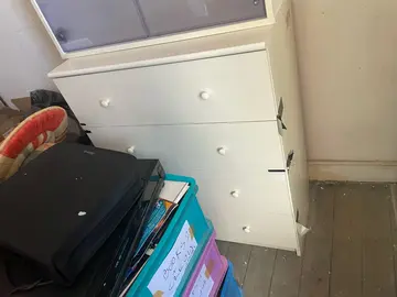 Meuble blanc 4 tiroirs