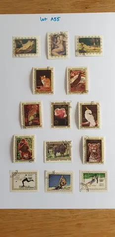 Lot A55 Timbres de Guinée Equatoriale