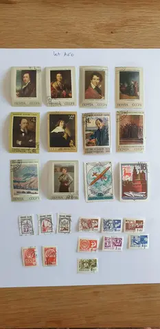 Lot A60 Timbres Russie/URSS