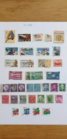 Lot A63 Timbres USA