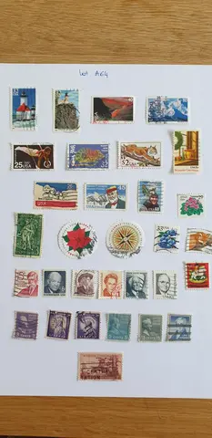Lot A64 Timbres USA