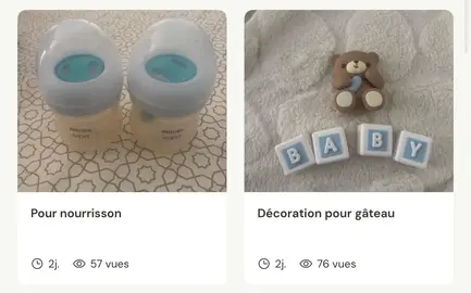 lot biberon et décoration pour gâteau