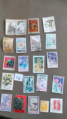 Timbres français lot AC