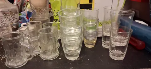 Mini verres type shooters