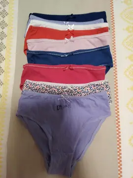 lot de 9 culottes Neuves fille 10-12 ans