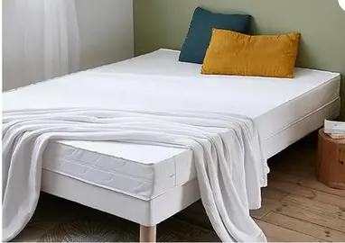 Abeil - Matelas en Mousse AB100+ - Mémoire de Forme - Dureté Ferme H3 - Housse Microfibre