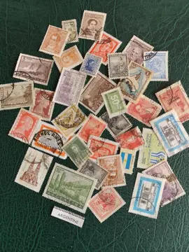 lot unique timbres Argentine..