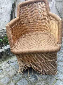 fauteuil en osier