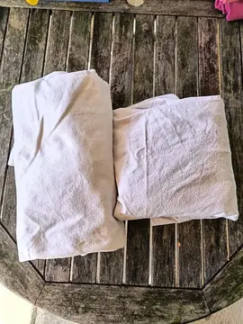 2 alèses lit une place