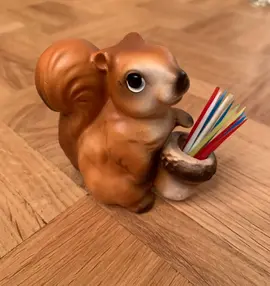 Écureuil porte cure dents