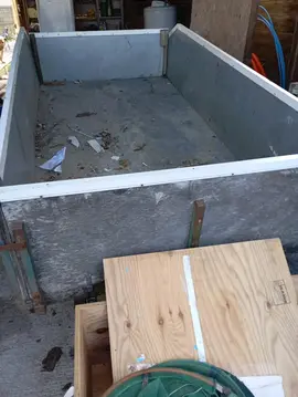 ancienne grande remorque