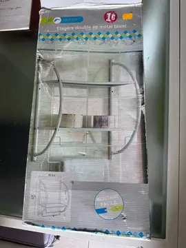 étagère métallique