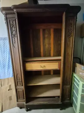 armoire ancienne 1 porte avec glace