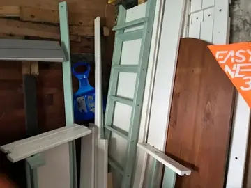 mezzanine loggia modèle "jeune urbaine" avec echelle