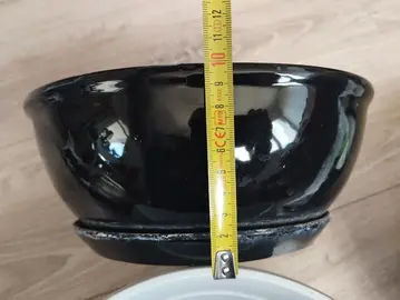 Pot terre cuite émaillée