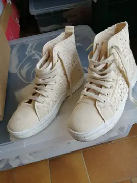 Baskets toile promod