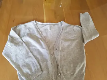 Gilet court gris taille s ou xs