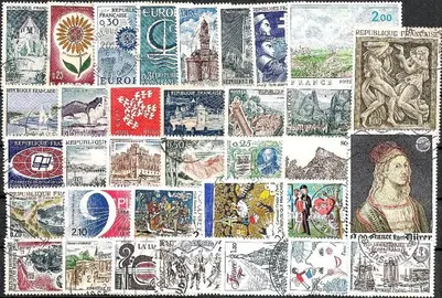 lot 2 de timbres français en bon état