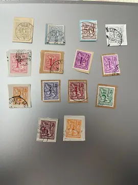timbres belges lot 13