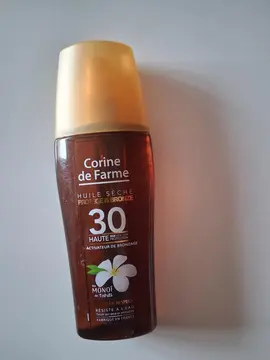 huile solaire protectrice indice 30.