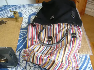 Sac cabas réversible