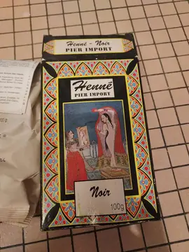 henné noir en poudre