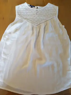 Haut fluide blanc Taille S