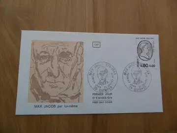 Enveloppe Premier Jour Max Jacob 1976
