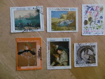 Timbres France Grand format LOT 7