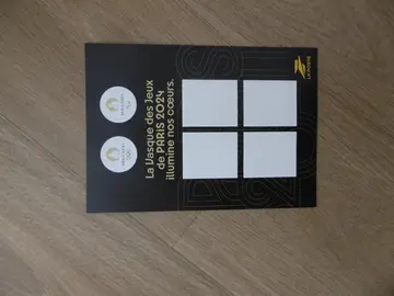 Plaque timbres évidée Vasque JO 2024