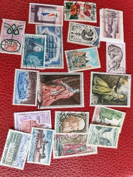 lot timbres France 1973