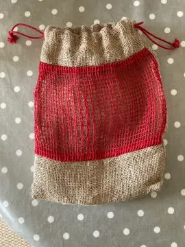 sachet en toile de jute