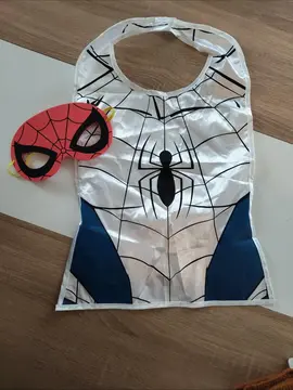 masque + cape spiderman