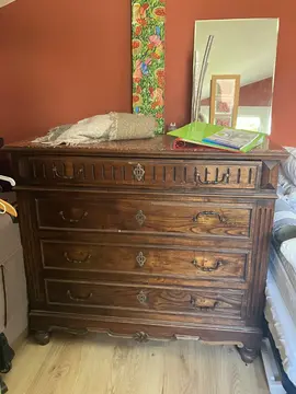 commode plateau en marbre