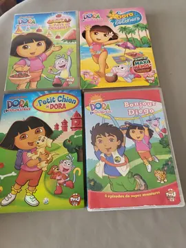 lot de 4 DVD Dora pour enfants