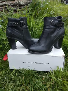 Bottines noires talons taille 36