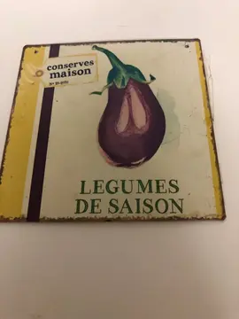 plaque métal décorative