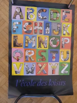affiche alphabet