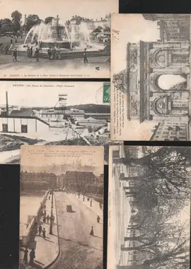 Donne 5 cartes postales France