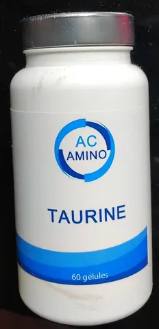 taurine 60 gélules complement alimentaire