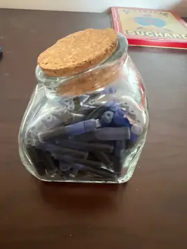 CARTOUCHES D’ENCRE DANS SON POT EN VERRE