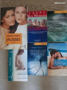 lot livres romances