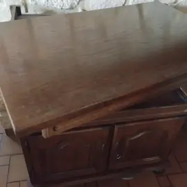 Meuble TV en chêne massif