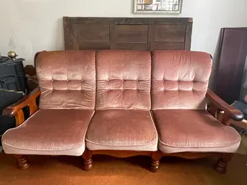 canapé vintage non convertible