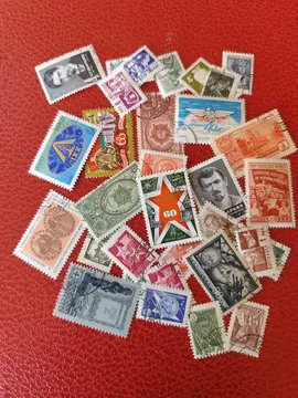 lot unique timbres CCCP