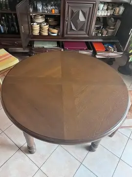 table buffet bibliothèque