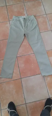 Pantalon 38 femme vert amande