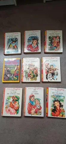 9 livres Rouge et Or (Dauphine)