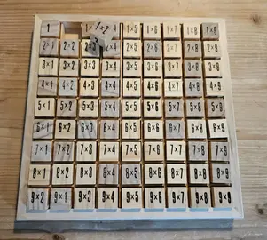 Jeu en bois - Calcul mental