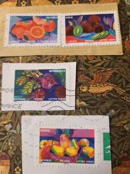 Timbres Jardin d'automne 🍐 🥝 o